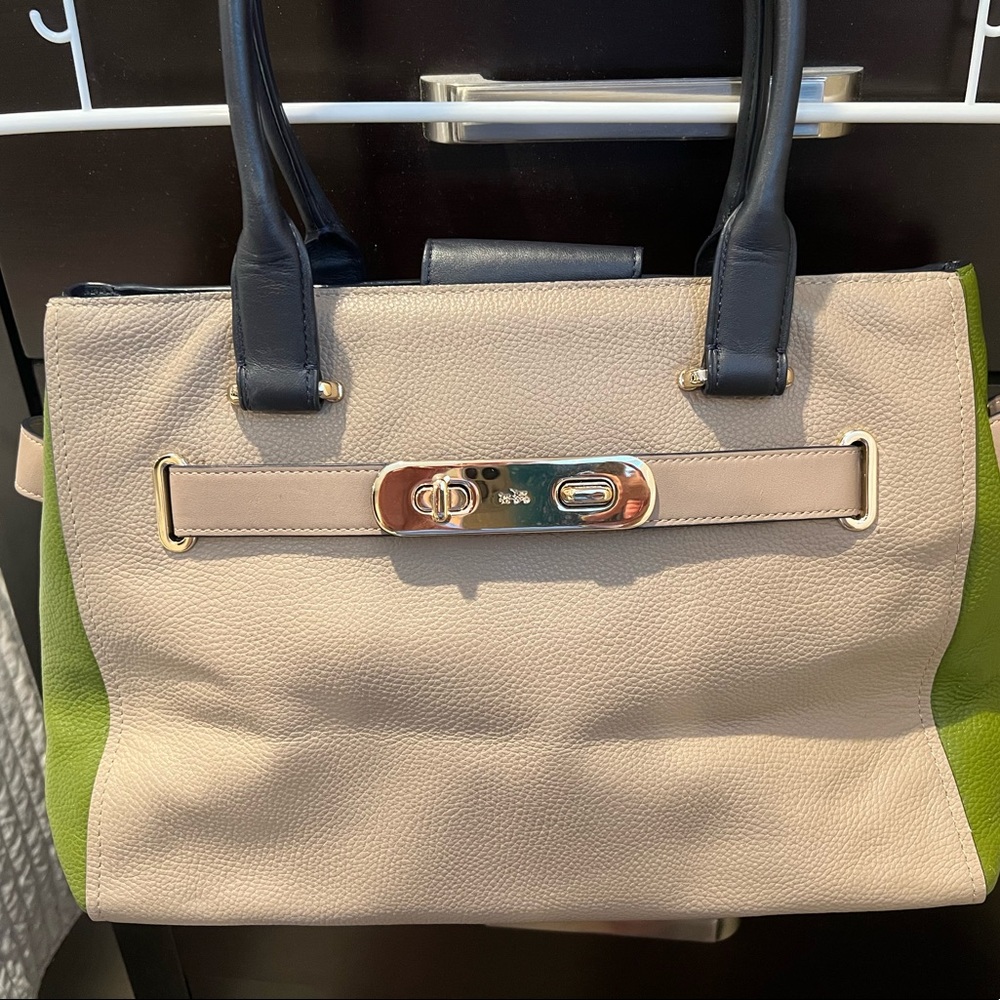 Color Block Satchel